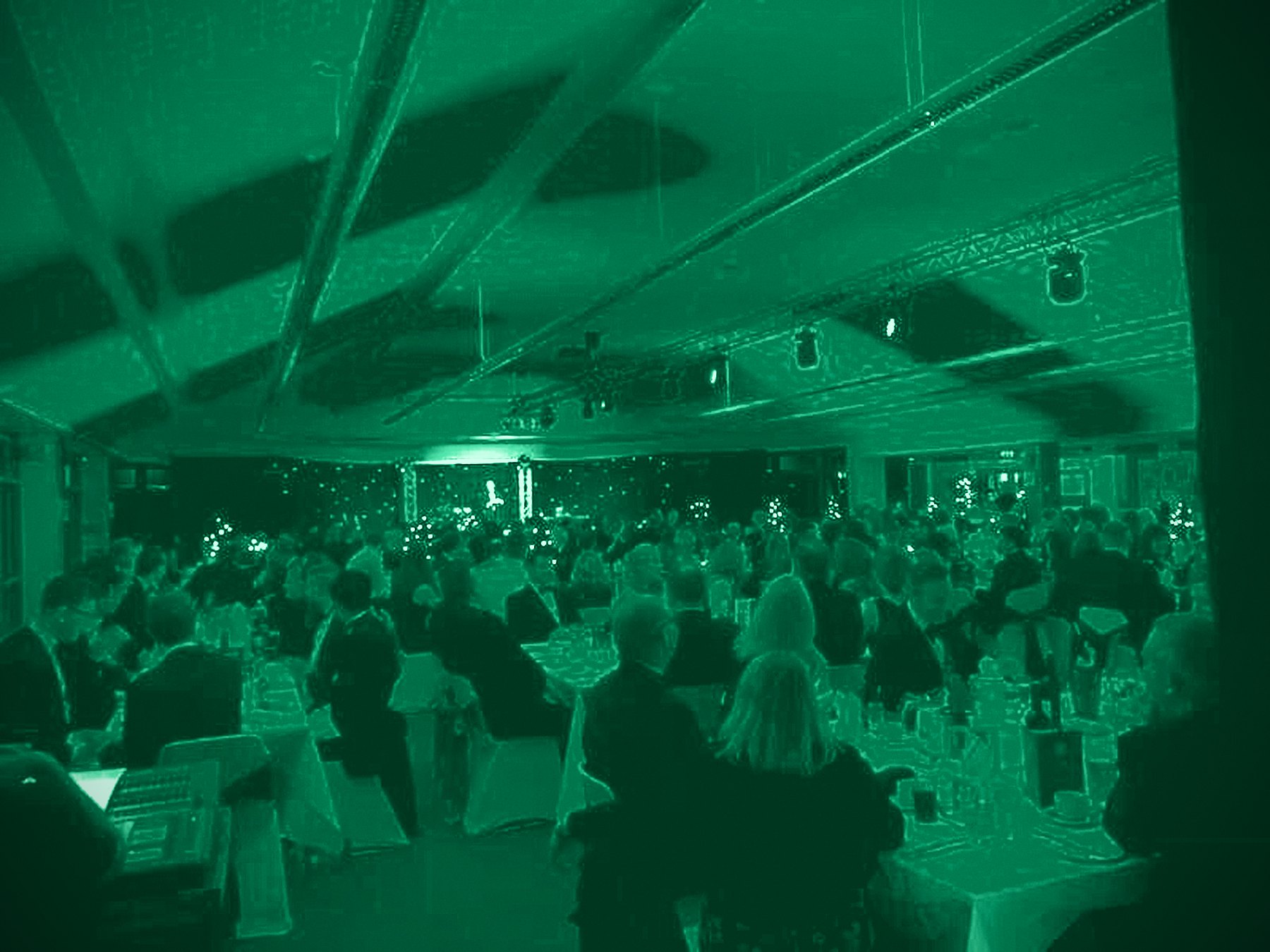 150th Anniversary Ball, Nottingham, black-tie banquet with lighting design